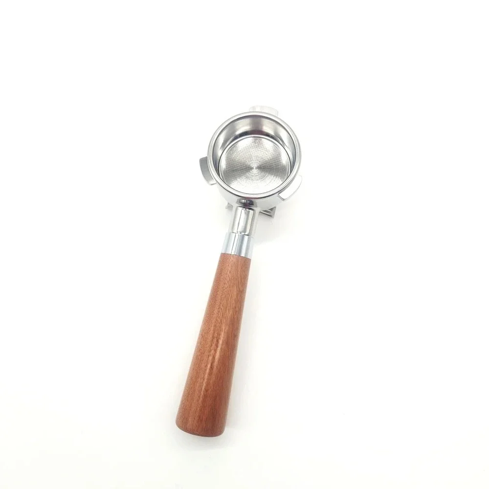 TaiBest‎ 54mm Portafilter Breville BES870 878 880 Dual Spout Rosewood Stainless